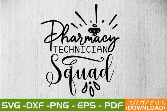 Download Pharmacy Technician Squad SVG Design - Tech Collection
