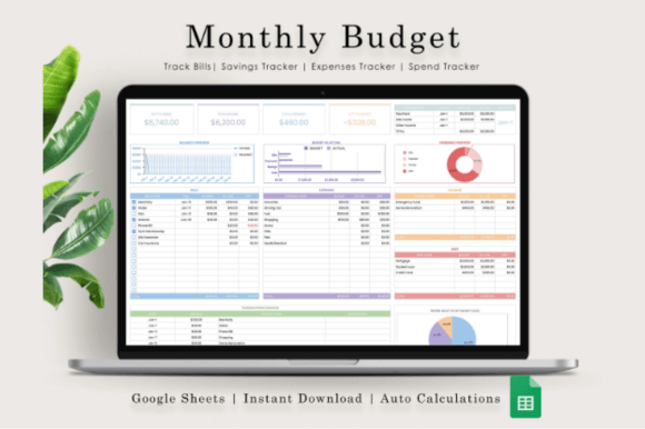 Download Monthly Budget Google Sheets - Google Collection