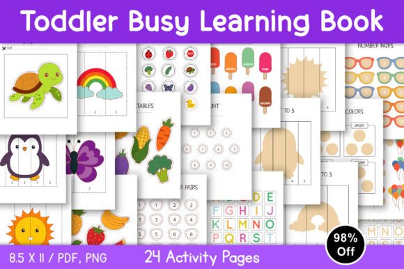 Download Toddler Busy Learning Book - Learn Collection