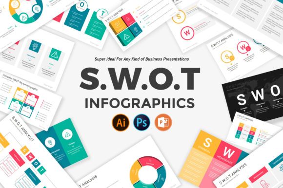 Download Swot Analysis PowerPoint Infographic Bundle - Swot analysis Collection