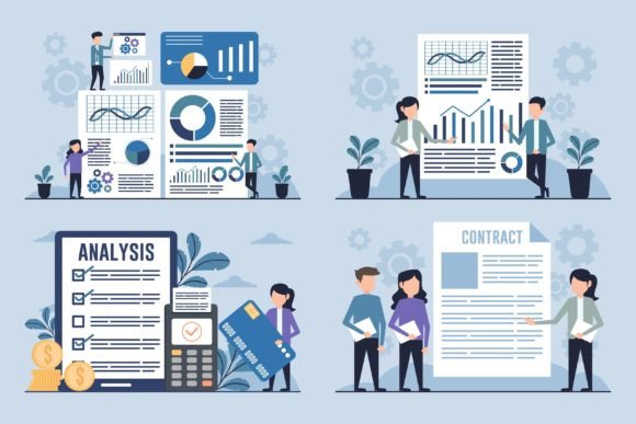 Download Business Analytics and Market Growth Set - Growth Collection