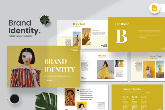 Download Brand Identity - Google Slides Template - Google Collection