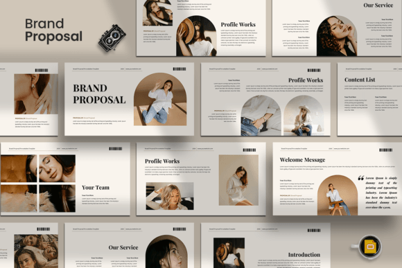 Download Brand Proposal - Google Slides Template - Google Collection