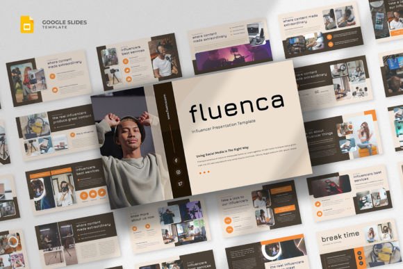 Download Influencer Content Creator Google Slides - Google Collection